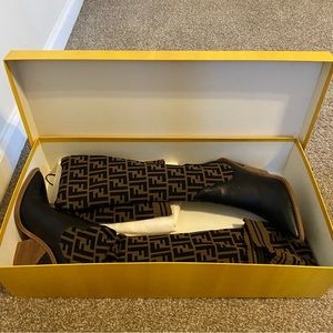 Authentic Fendi Over The Knee Boots.